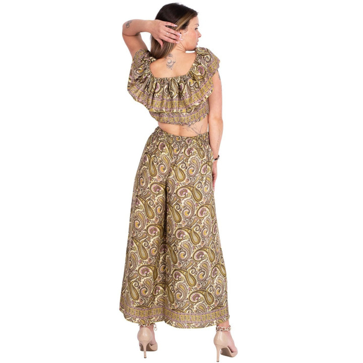 KM0301C - Pantalon Amplio Tajo