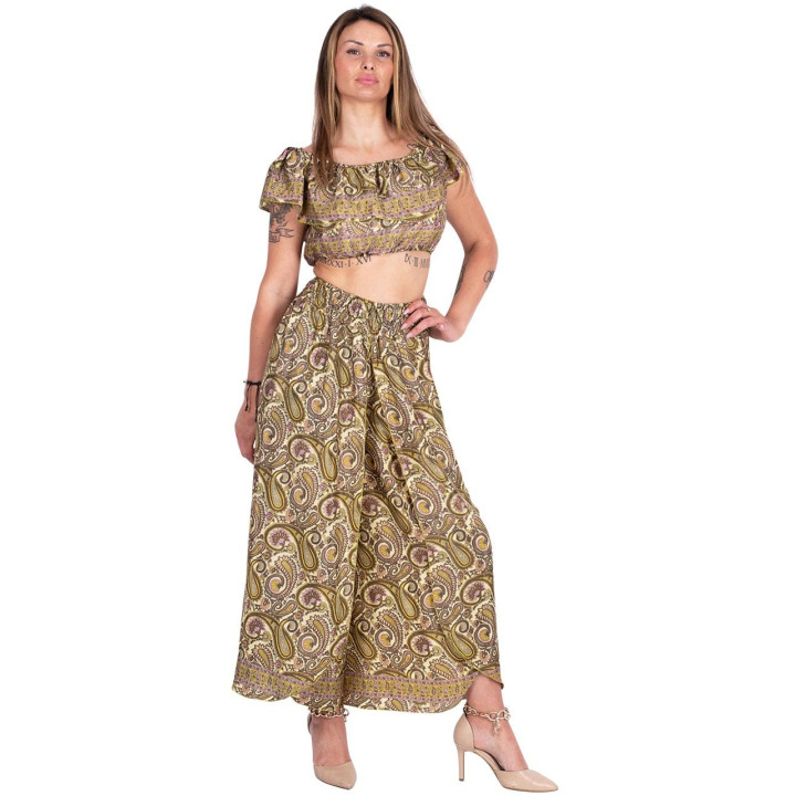 KM0301C - Pantalon Amplio Tajo