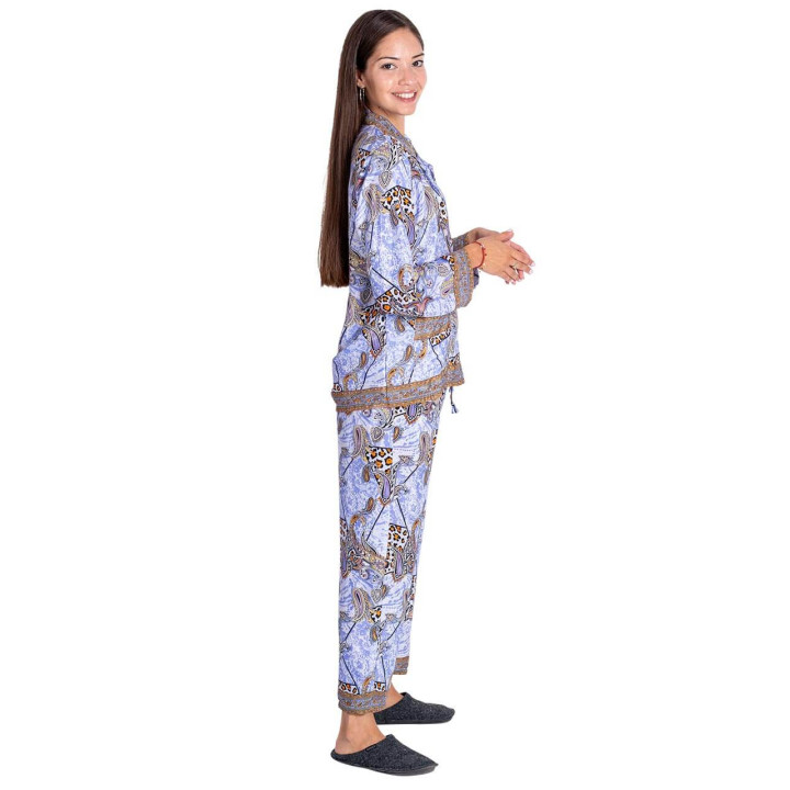 KM0821B – 2-teiliger Seidenpyjama