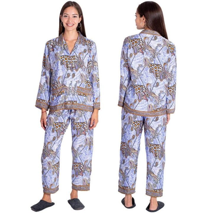 KM0821B – 2-teiliger Seidenpyjama