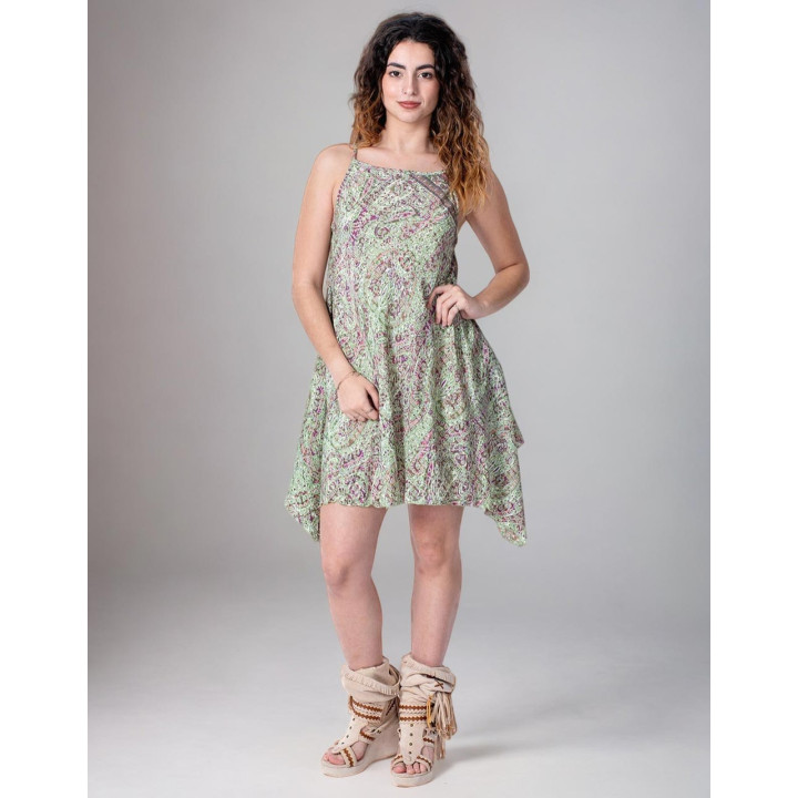 KM2010D - Vestido Corto Desigual