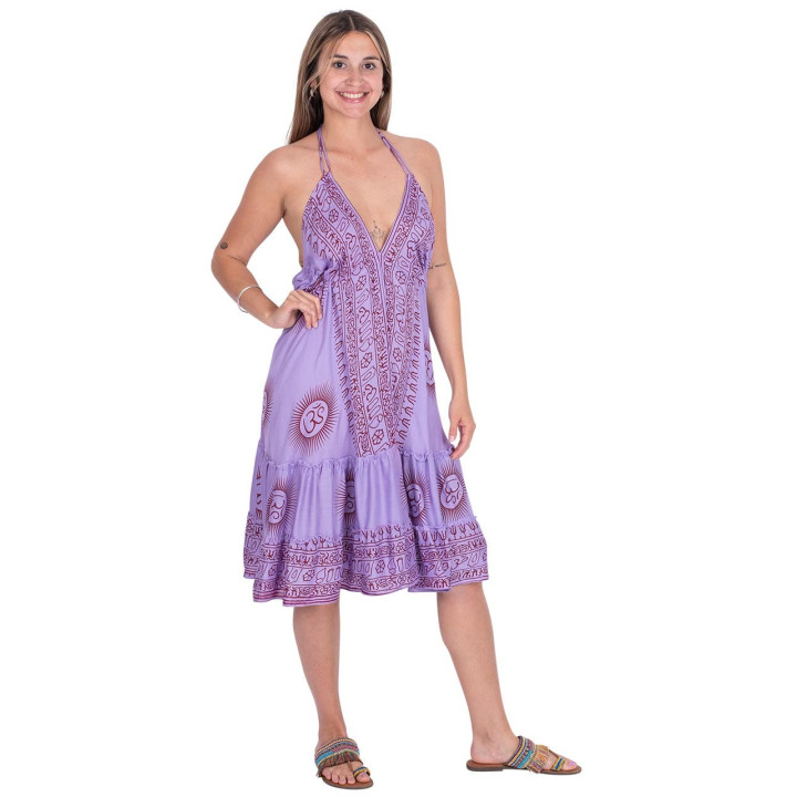 KM2013A - Vestido Simbolo Om