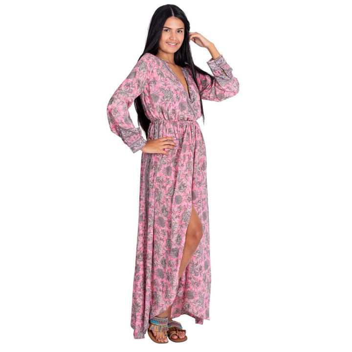 KM2015C – Rosa Blumenkleid