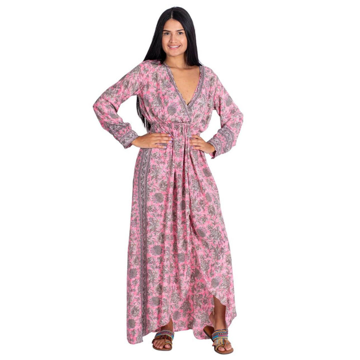 KM2015C – Rosa Blumenkleid