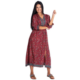 KM2016A - Midi dress with buttons