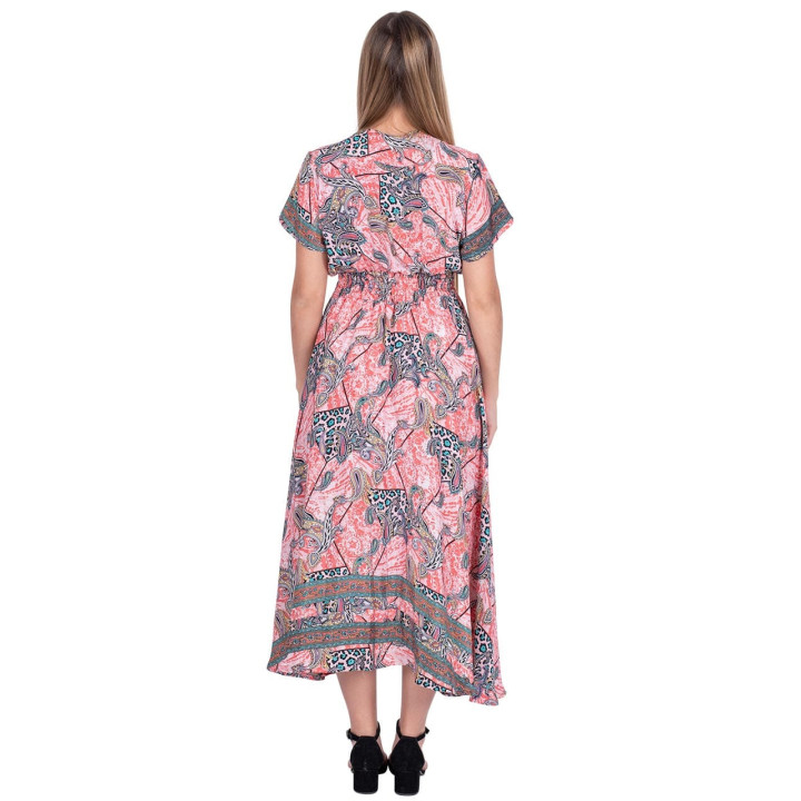 KM2018A - Long Buttoned Dress