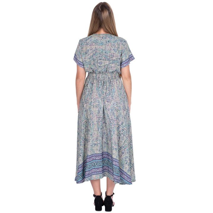 KM2018B - Long Buttoned Dress