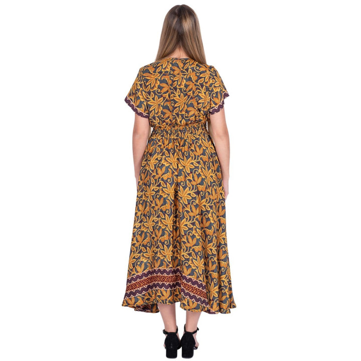 KM2018C - Long Buttoned Dress