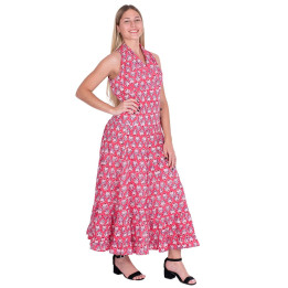 KM2021A - Long Cotton Dress