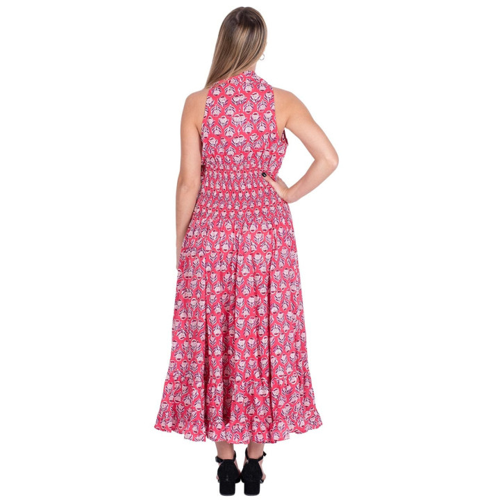 KM2021A - Long Cotton Dress