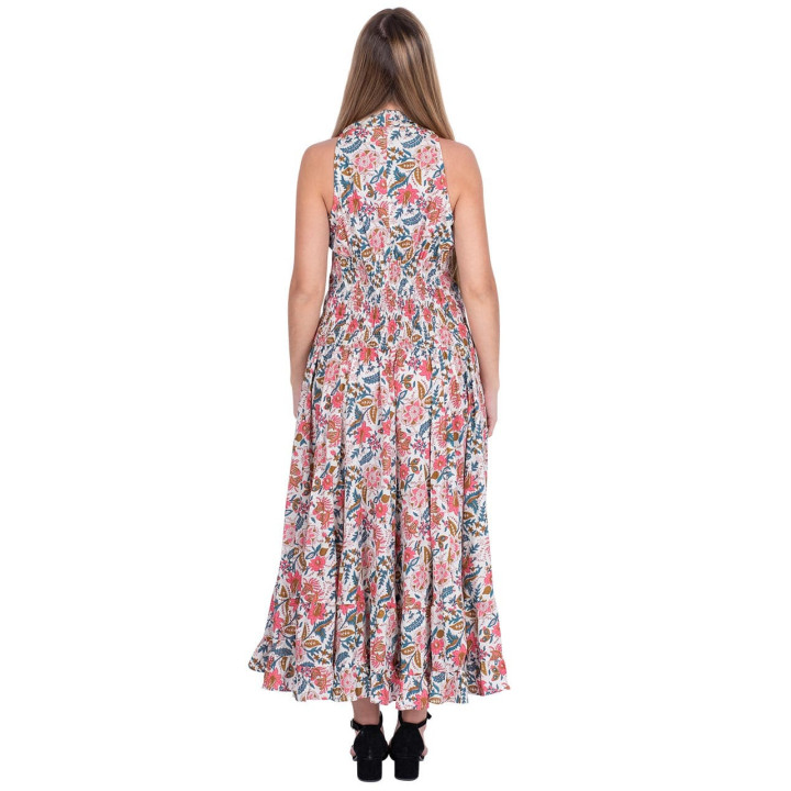 KM2021B - Vestido Largo Algodon