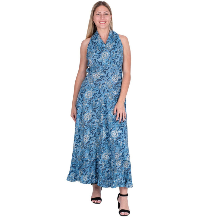 KM2021C - Vestido Largo Algodon