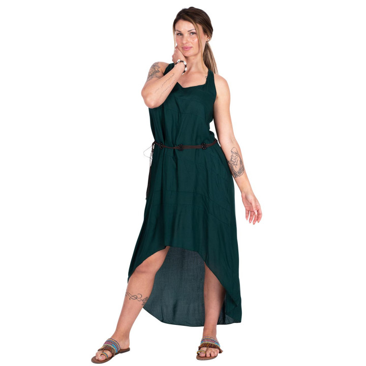 KM2022C - Short front long back dress