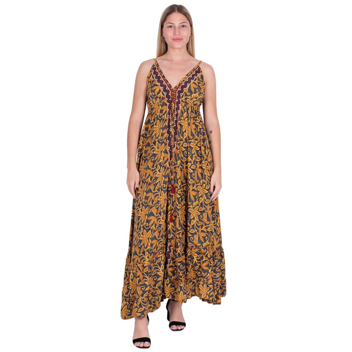 KM2024A - Back Ruffle Dress