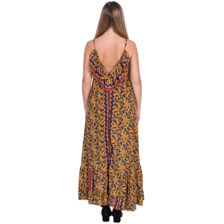 KM2024A - Back Ruffle Dress