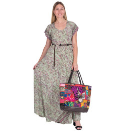 KM2026A - Vestido Talla Amplia