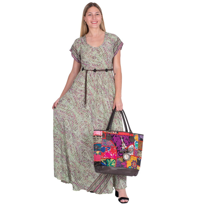 KM2026A - Vestido Talla Amplia