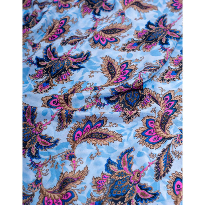 KM2032A – Langes Kleid im Hippie-Stil