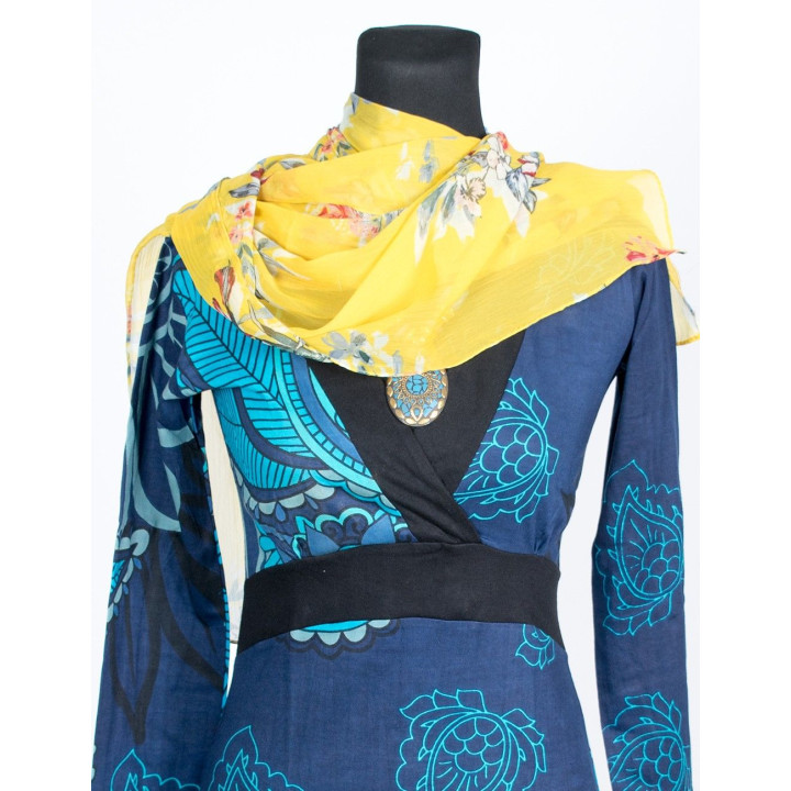 KPCH0005B - Sciarpa rettangolare in chiffon