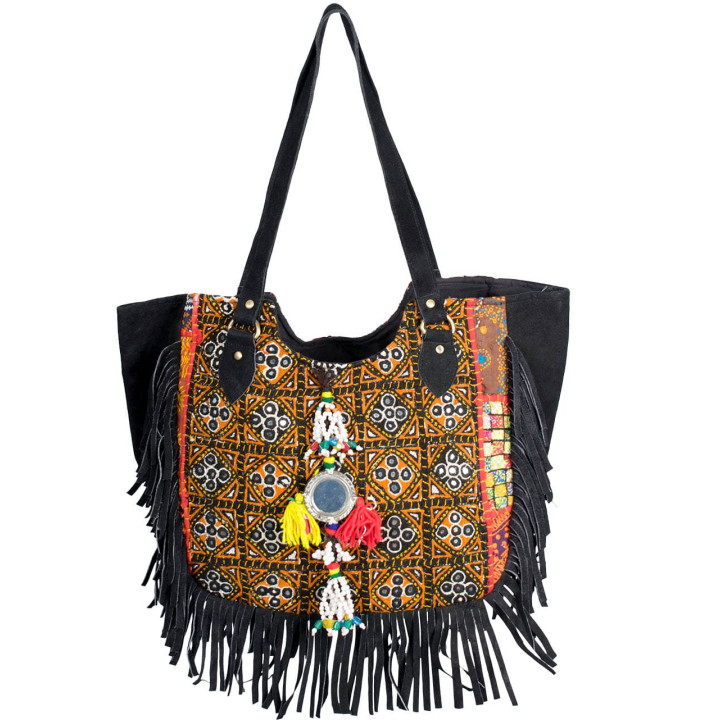 BBO0015 - Borsa Boho con frange