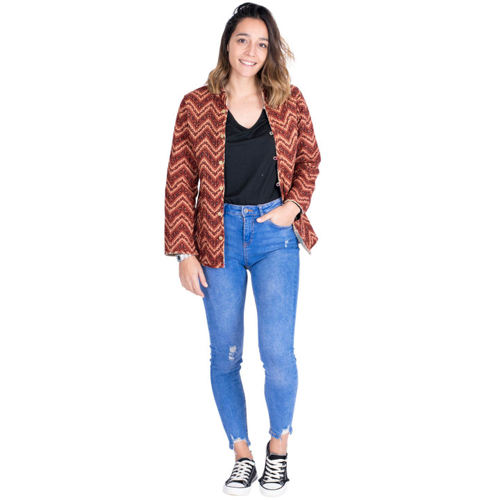 MBA0002C - Jaqueta fina Duas cores