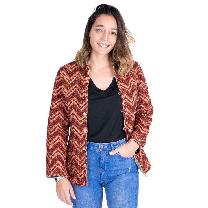 MBA0002C - Jaqueta fina Duas cores