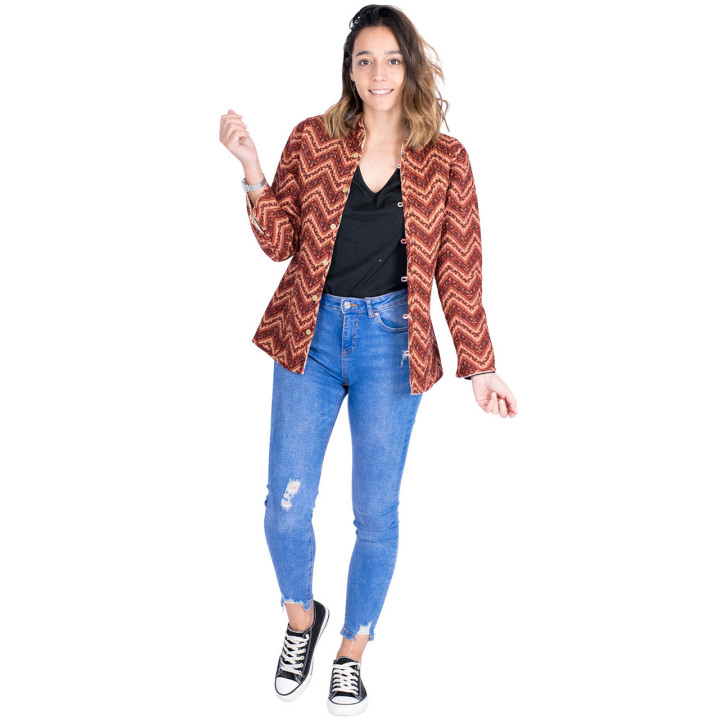MBA0002C - Jaqueta fina Duas cores