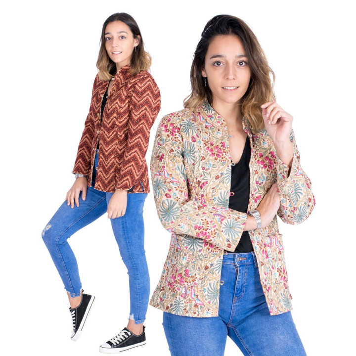 MBA0002C - Jaqueta fina Duas cores