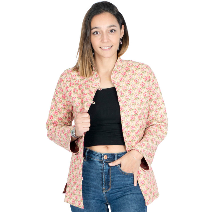 MBA0002E - Jaqueta curta hippie chique