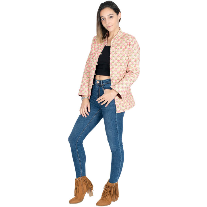 MBA0002E - Jaqueta curta hippie chique