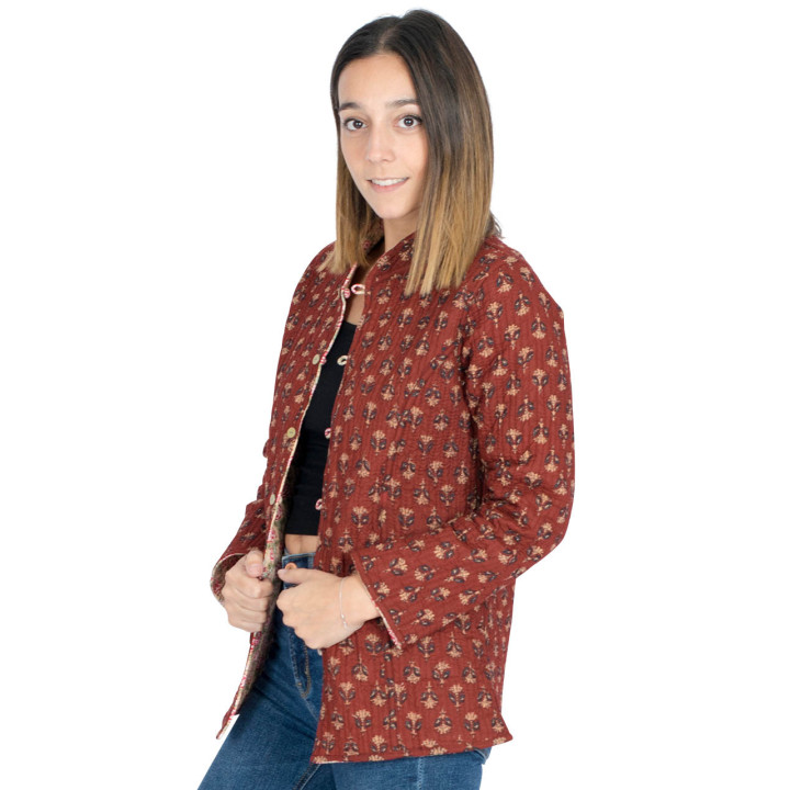 MBA0002E - Jaqueta curta hippie chique