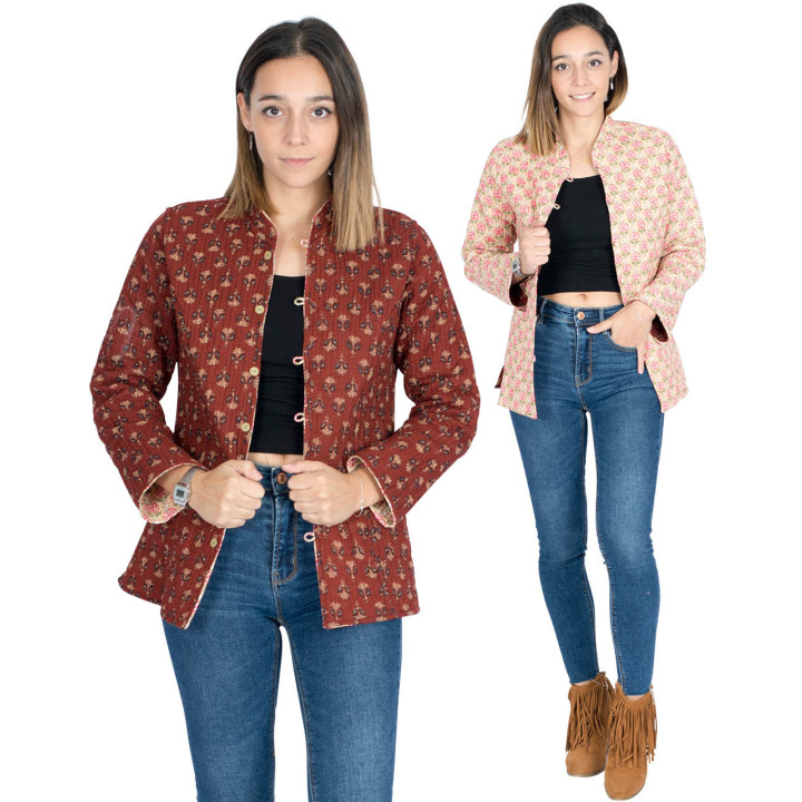 MBA0002E - Jaqueta curta hippie chique