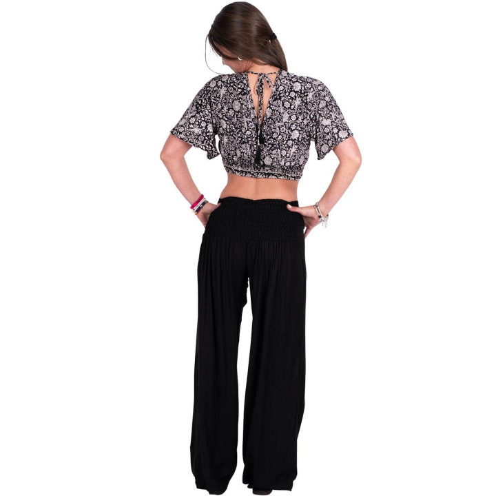 MPA00042 - Pantalon Amplio Negro