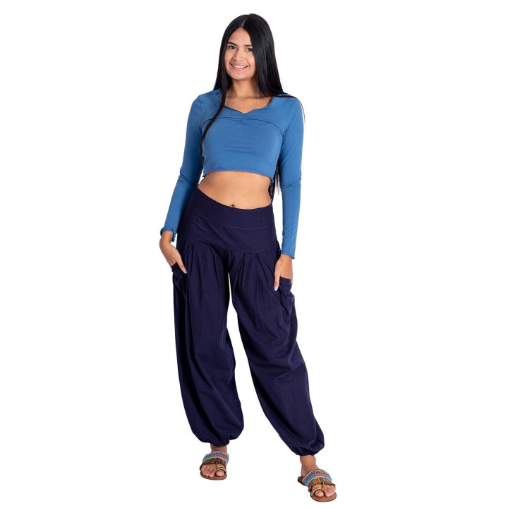 MPA25155 - Bloomer in cotone blu