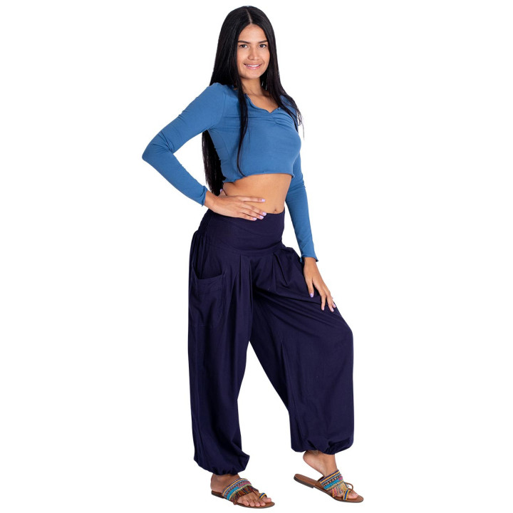 MPA25155 - Bloomer in cotone blu