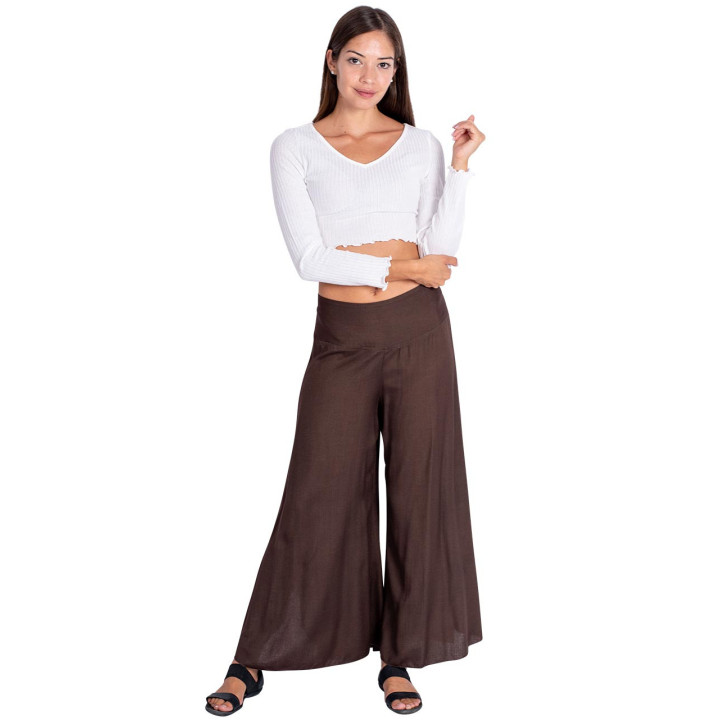 MPA75049 - Pantalon Falda Marron