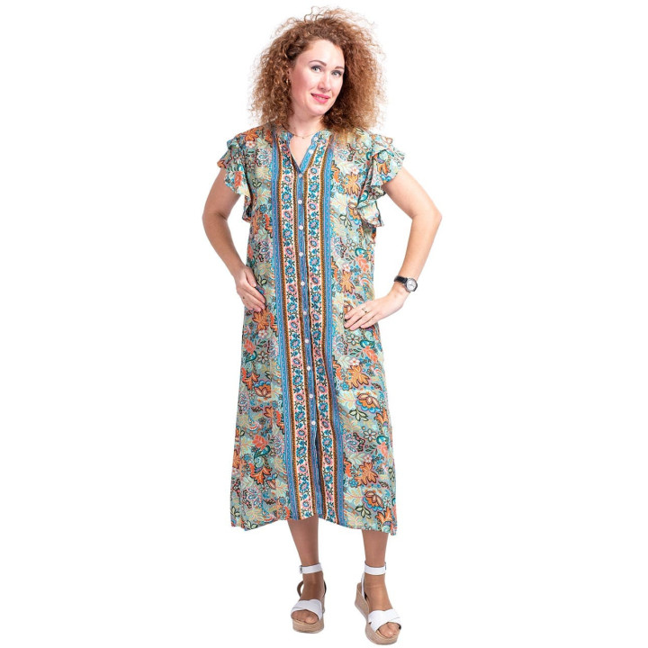 MVE3003B - Buttoned Dress