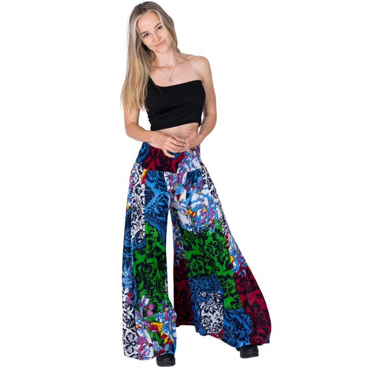 PA0615A - Pantalon Palazo Estampado