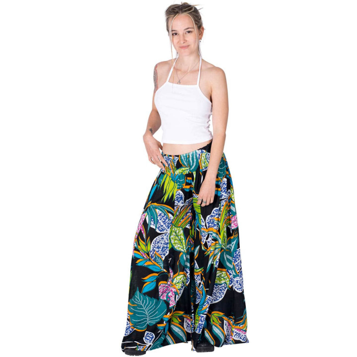 PA0615D - Wide Paisley Pants