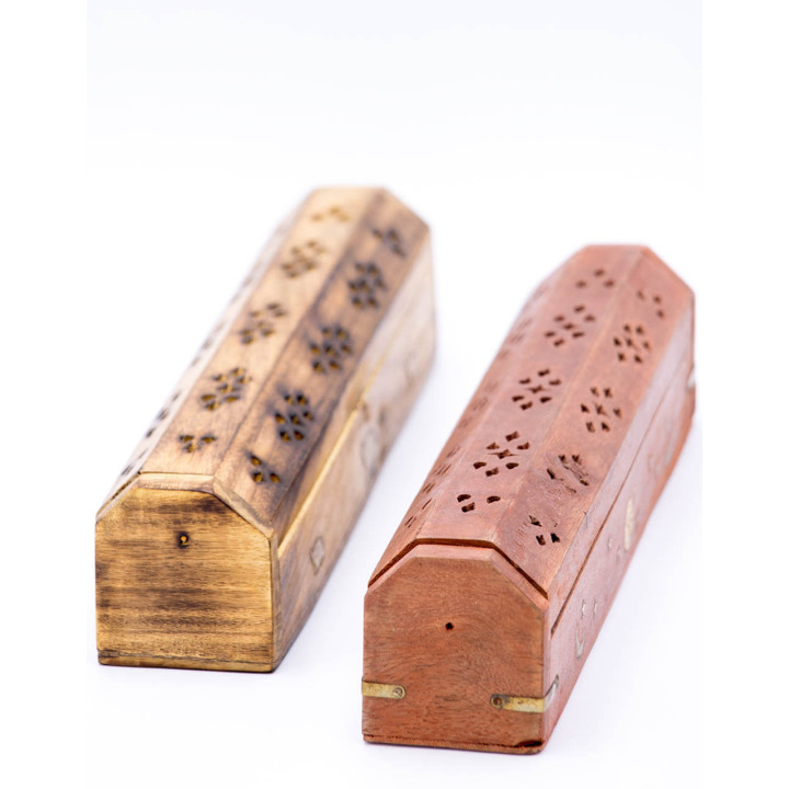 PSCJ - Porta inciensos Ataud de Madera