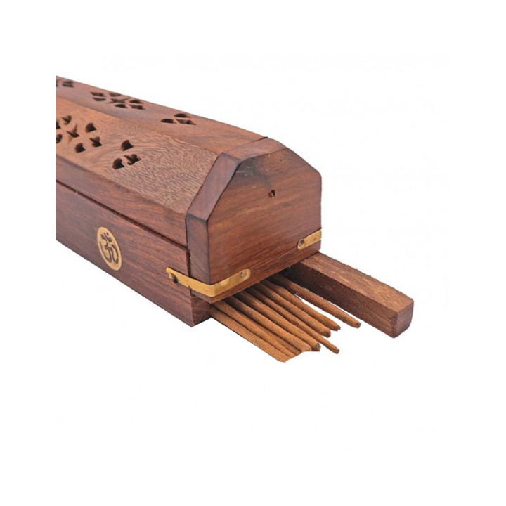 PSCJ - Porta inciensos Ataud de Madera