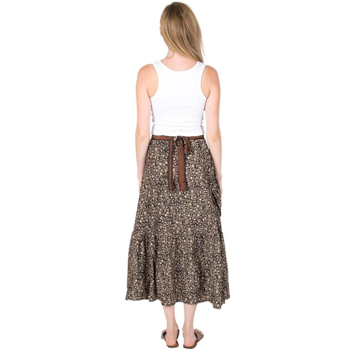 PW0009A - Ruffled Wrap Skirt
