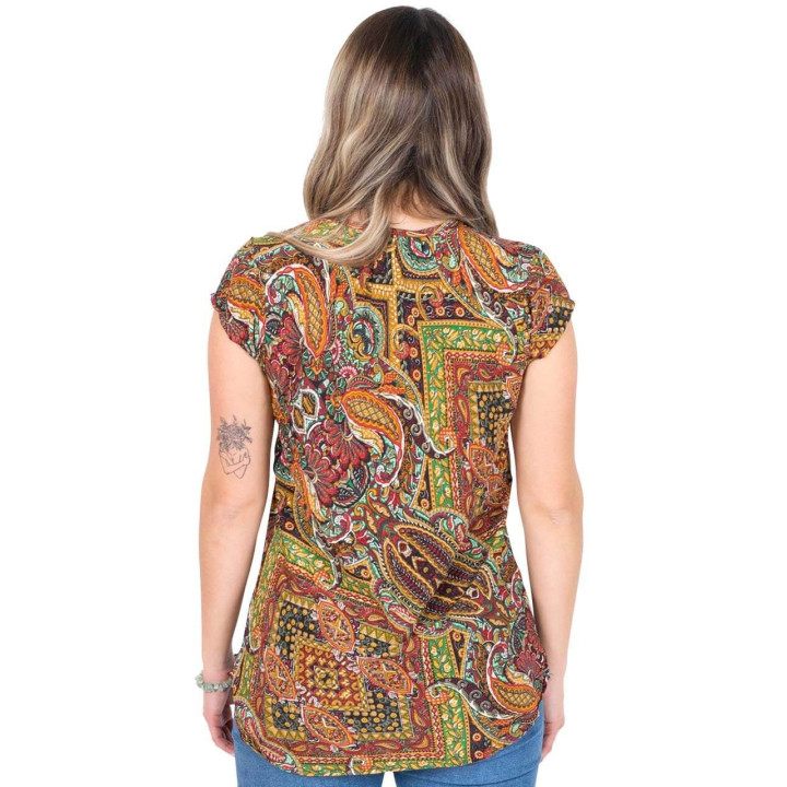 PW0047C - Blusa Pequeñas Mangas