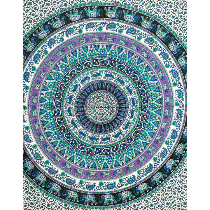 RBC0611 - Covertor Mandala Elefantes
