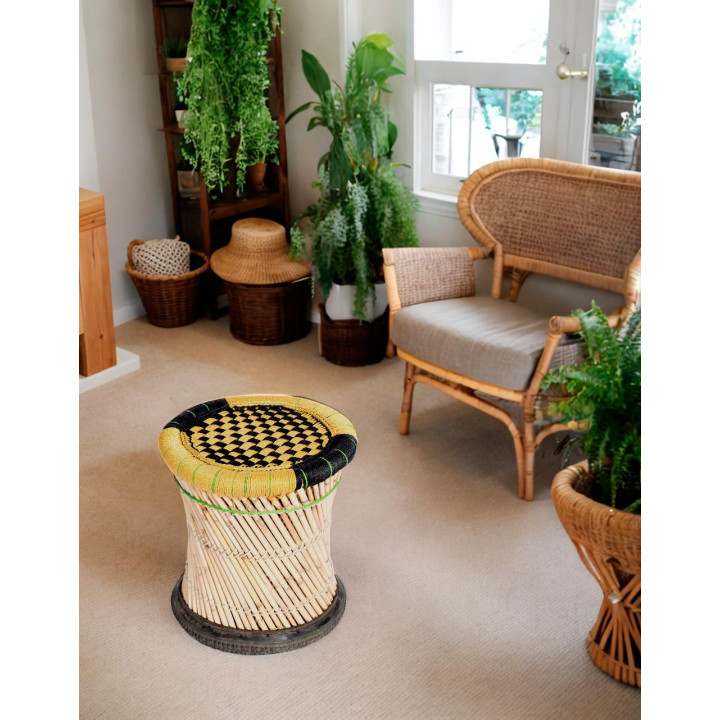RMU0001A - Tabouret en Bambou