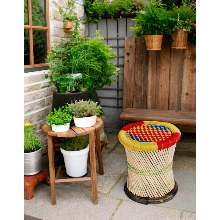 RMU0001C - Tabouret en Bambou