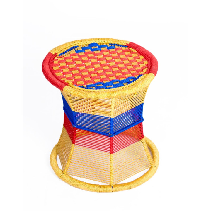 RMU0004A - Tabouret en métal tressé