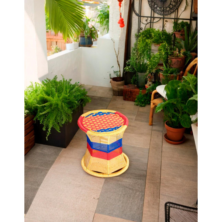 RMU0004A - Tabouret en métal tressé