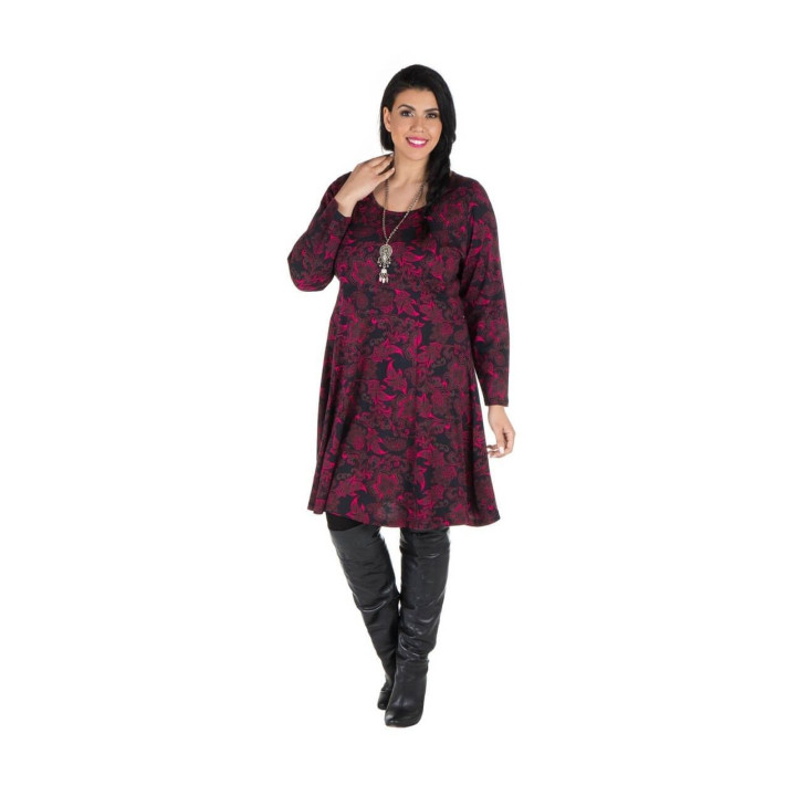 ROP6018A - Robe bordeaux
