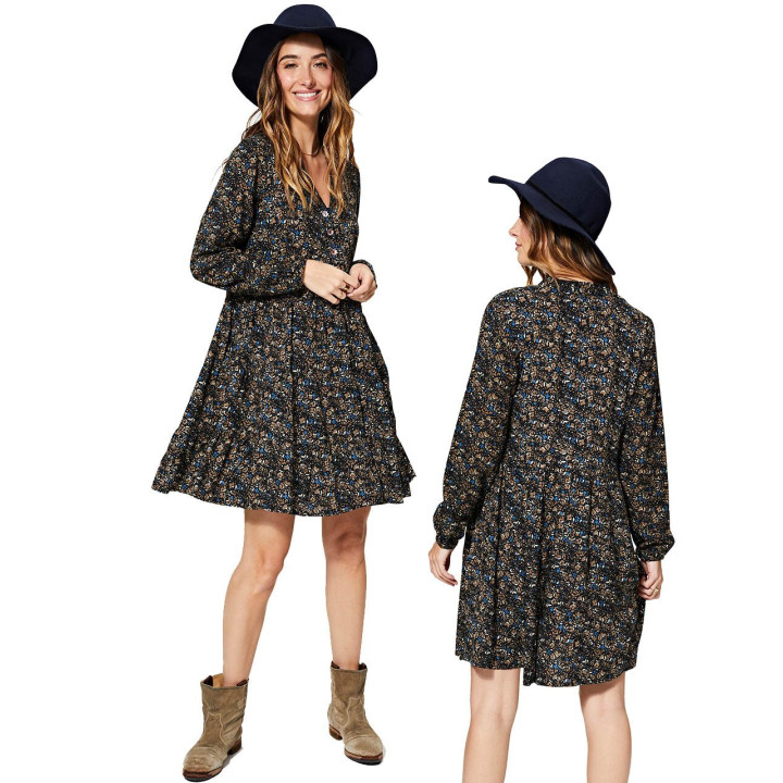 ROV0005A - Weites kurzes Kleid